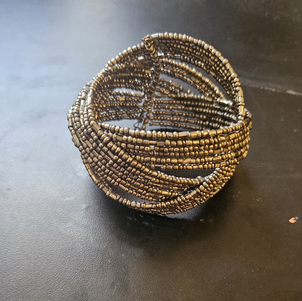 Metallic Gold Bronze Bracelet
